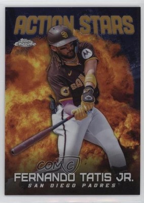 2023 Chrome Update Action Stars Gold Refractor 29/50 Fernando Tatis Jr 14eo