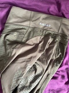 Neu: Ariat Reithose Vollgrip Silikon Adcent Größe S kaki grün Mesh