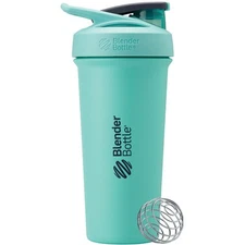 	BlenderBottle Strada Sleek Shaker Cup Stainless Steel 25-Ounce Seafoam	