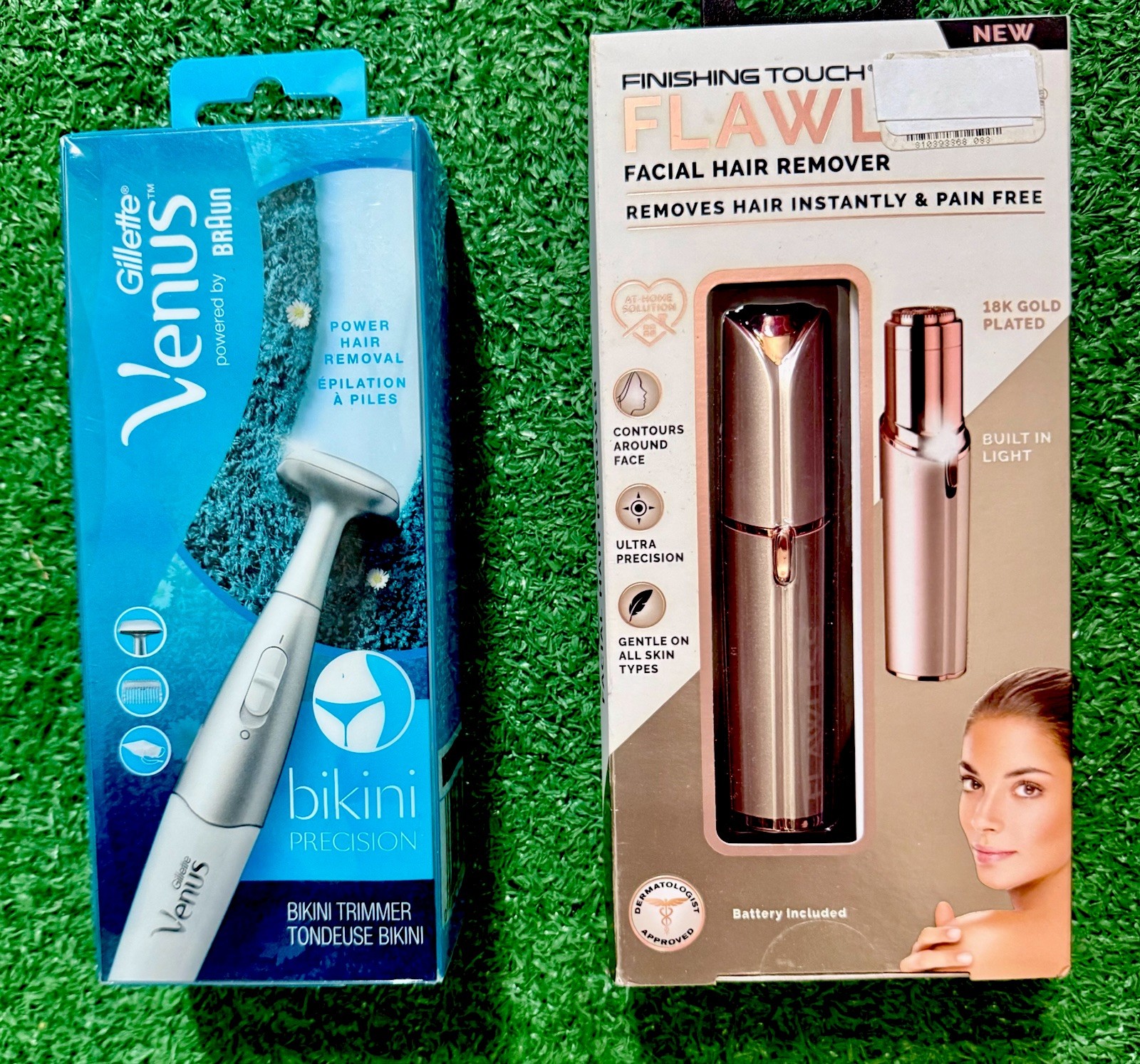 Venus Gillette Braun Bikini Precision Trimmer & Flawless Fac