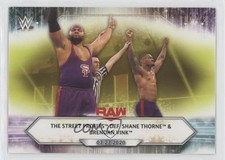 2021 Topps WWE Raw Citrine 7/75 The Street Profits #41 0as9