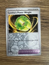 Pokémon TCG 162/182 Cynthia’s Power Weight Destined Rivals Reverse Holo NM