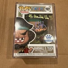 Chris Rager Signed Marshall D. Teach #1921 One Piece Funko w/ COA & Armor