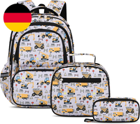 Amythe 3-Teiliges Set Schulrucksack Jungen 1. Klasse Mit Reflektoren | Kinderruc