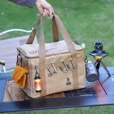 30-42L Tactical Camping Storage Bag: Picnic Tableware Organizer