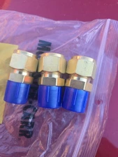 3 pack PARKER 10-8 FBZ-B Connector Brass Cpi x M 5/8in x 1/2in 