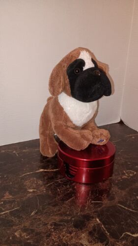 HtF WEBKINZ BOXER Homer Plush Stuffed Animal Cute Dog Realistic No Code - Picture 3 of 5