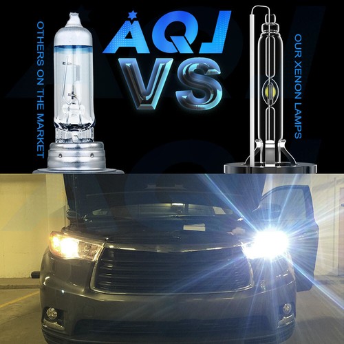 Pair 35W White Bright D2S D2R D2C 6000K HID Xenon Bulbs Headlight Replacement - Picture 3 of 12