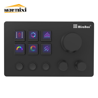 MiraBox Mbox N3E Stream Deck 6-Key Visual Wired Custom Keyboard OBS PS Twitter