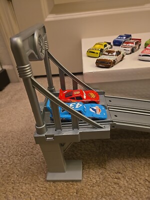 Disney Pixar Cars Photo Finish Raceway Allinol Track Set 2011 w/10
