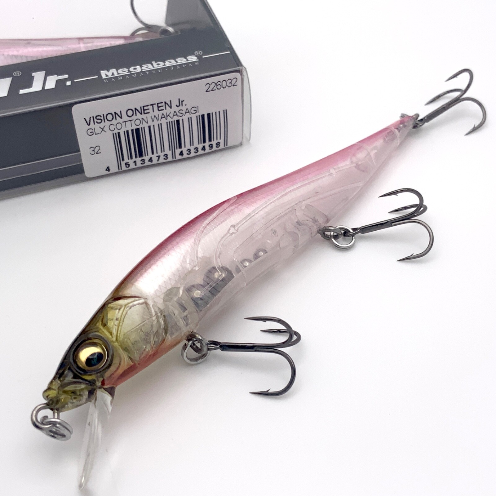 Megabass Vision Oneten 110 1 JR Jerkbait SP-C FA Striped Shiner - JDM In - Foto 7
