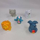 Fisher Price Little People 5 Animal Sounds Zoo 2001 Figure Lot Lion Seal Bear