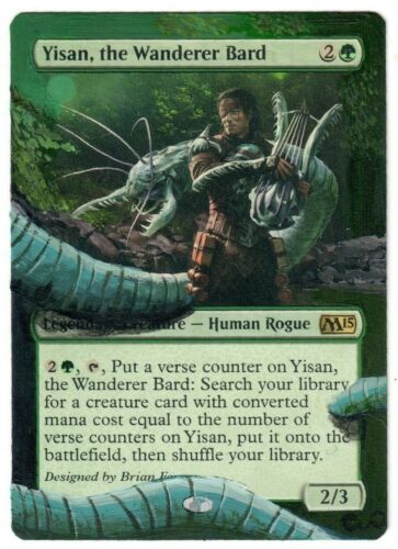 Yisan the Wanderer Bard Altered Full Art MTG Magic Commander cEDH Green Stax - Foto 1 di 1
