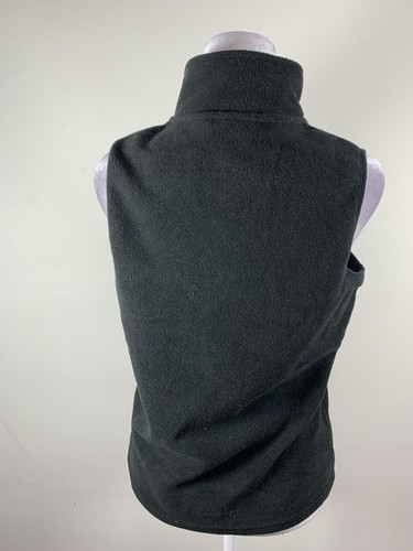 Cat Boys Solid Black Colored Sleeveless Fleece Vest Size M)10/12) - Picture 3 of 6