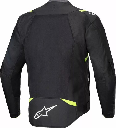 ALPINESTARS - GIACCA MOTO UOMO T-SPS AIR V2 NERO E GIALLO IN TESSUTO PROTEZIONI - Picture 2 of 8
