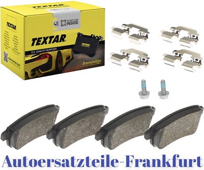 TEXTAR Bremsbeläge HINTEN RENAULT MEGANE + GRAND / SCENIC CAPTUR  CLIO 5 FLUENCE