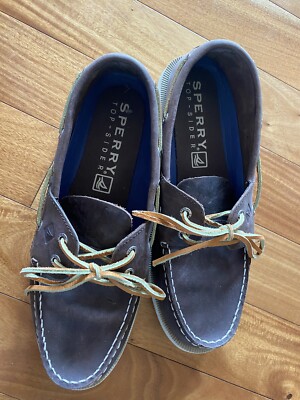 Sperry Topsiders, men's boat shoe, size medium, brown