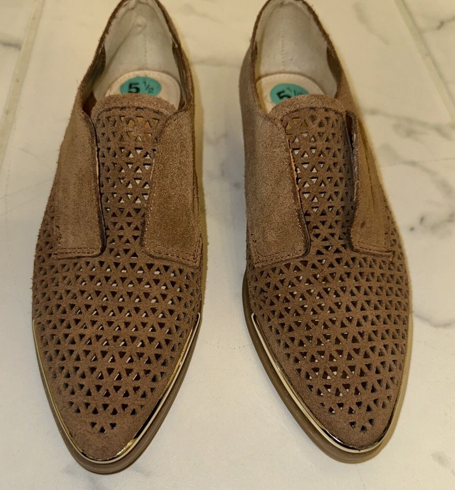 Fergie Calzado Inca Marrón Gamuza Sin Cordones Oxford Mujer Talla 5.5M Informal Otoño Foto 2 de 4