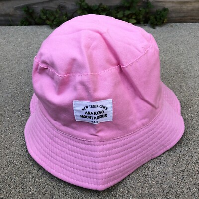 Anarcho Mountainous H.D.S Reversible Bucket Hat Women's Pink Fries