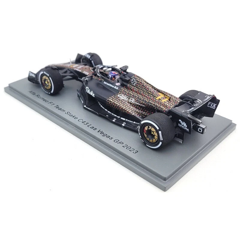 Valtteri Bottas Alfa Romeo F1 C43 Las Vegas GP 2023 - 1/43 Spark Models - Immagine 2 di 3