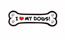 I love my dogs magnet, car magnet, truck magnet