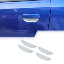 White Exterior Door Handle Bowl Decor Cover Trim Bezels for Dodge Charger 2011+