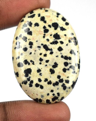 Cabochon naturale diaspro dalmata messicano guarigione miscela pietre portafortuna certificato - Foto 16 di 44