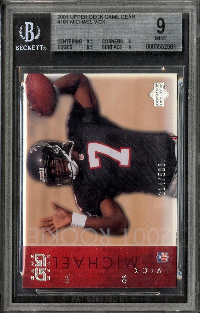 Michael Vick Upper Deck Game Gear Helmets #MVH Base