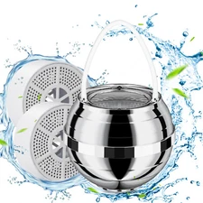 FEELSO Bath Ball Filter, 10 Stages Bath water Filter with 2 Filter Cartridges