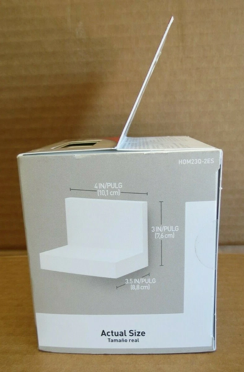 Command display outlet ledges black