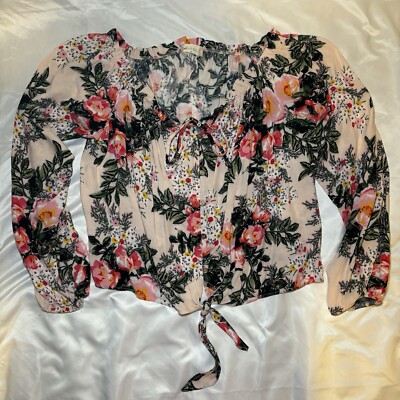 Alter d State Women s Medium Floral Shirt Blouse