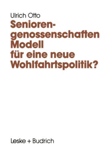 Thumbnail - Seniorengenossenschaften Modell Für Eine Neue Wohlfahrtspolitik? 2140
