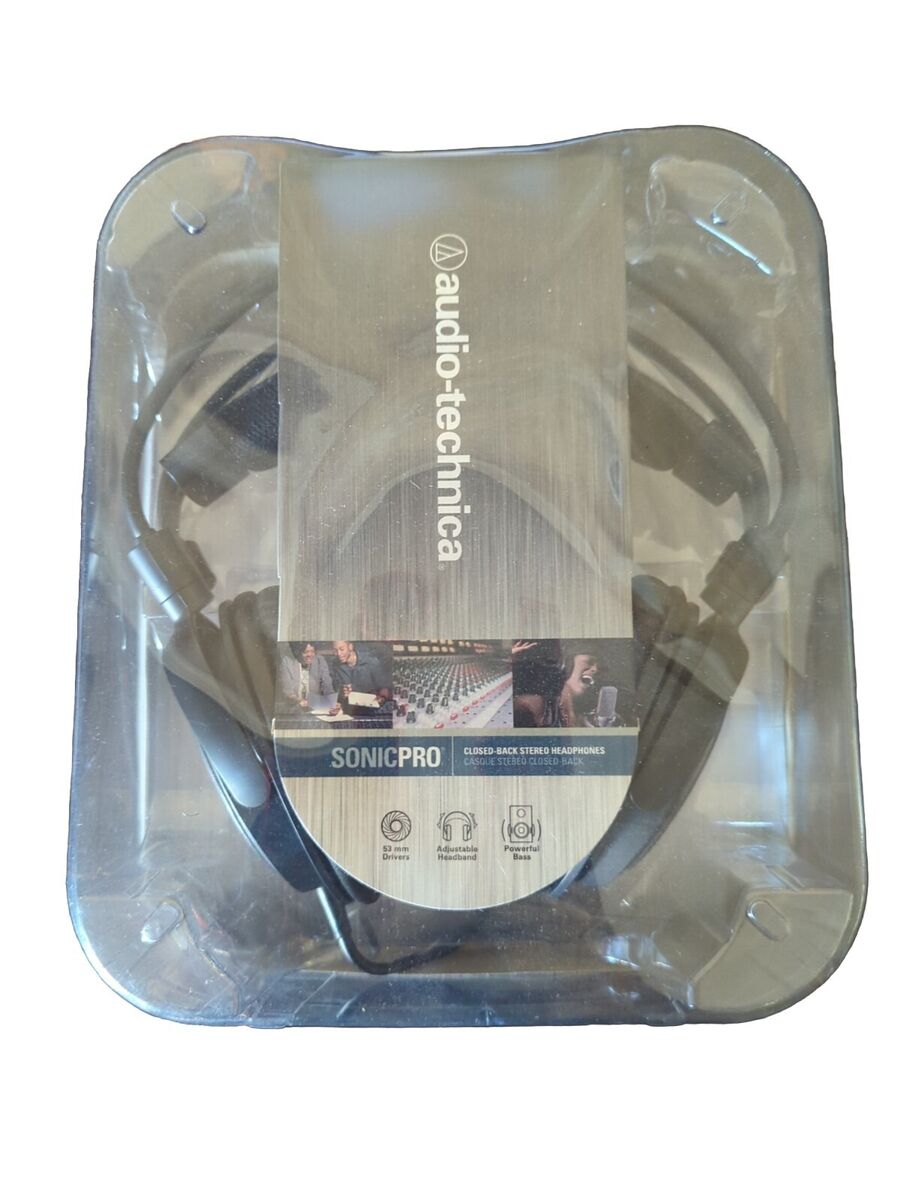 Audio-Technica SonicPro ATH-AVC400 Wired Over-the-Ear Headphones Black