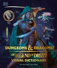 Dungeons  Dragons The Legend of Drizzt Visual Dictionary - Hardcover - GOOD