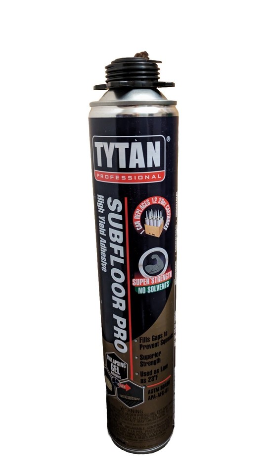 Tytan Professional Subfloor Pro High Yield Adhesive 29oz Cans For Gun