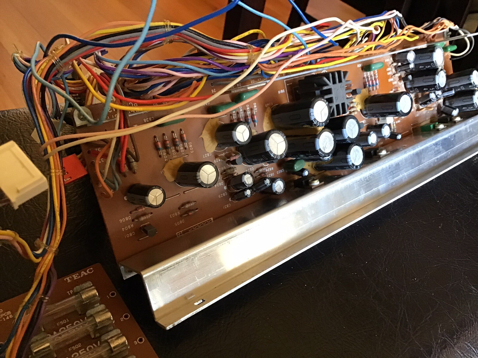 TASCAM 34B Reel to Reel 1/4” Tape Recorder POWER SUPPLY BOARD PCB142 w