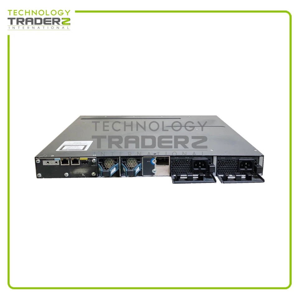 WS-C3560X-48P-L V04 Cisco 3560X 48-Port PoE Ethernet Switch W/ 1x C3KX-NM-1G - Image 3 of 3