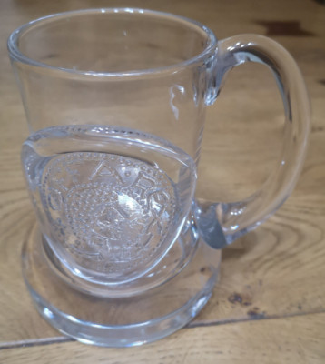 Vintage Dartington Glaskrug Offa Rex King of Mercia