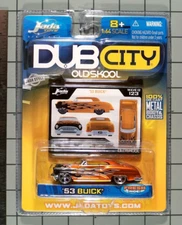 Jada 2005 DUB City Old Skool, '53 Buick Coupe, iridescent orange w/black flames