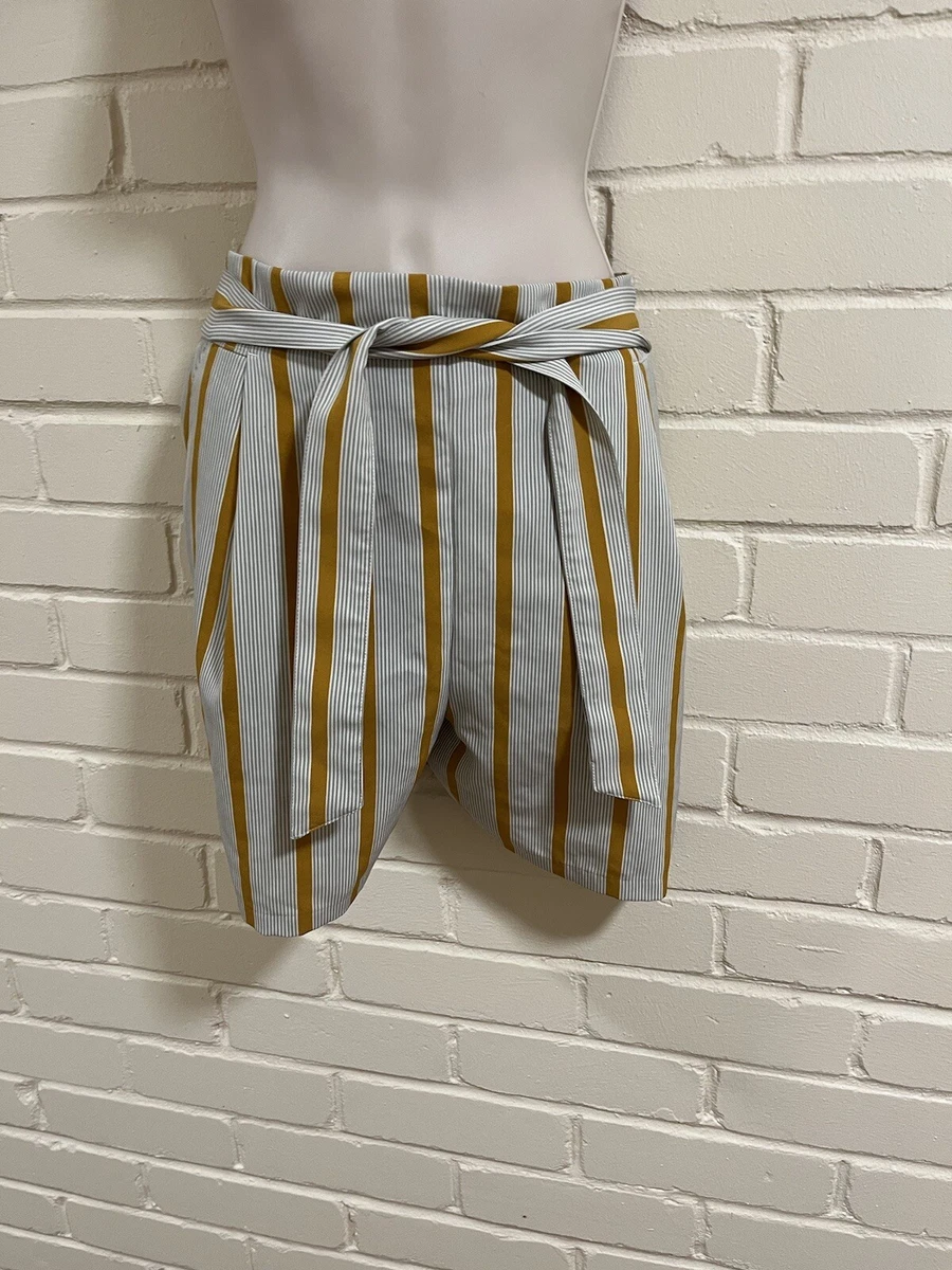 New look cheap striped shorts