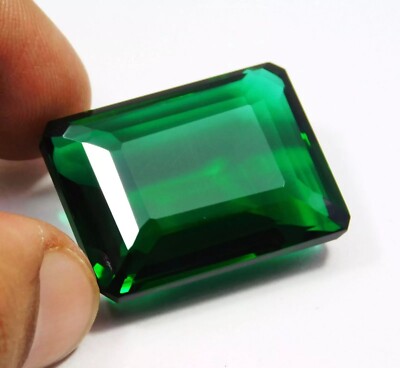 EMERALD EMERALD CUT GREEN NATURAL EGL CERTIFIED 96-100 CT COLOMBIAN A+ GEMSTONE`