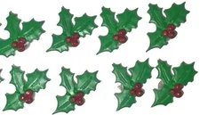 MISTLETOE Christmas Push Pin Handmade Decorative Tacks Set of 8
