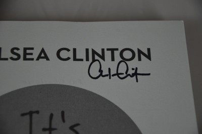 IT'S YOUR WORLD, Chelsea Clinton, SIGNED, 1st/1st, New, 2015