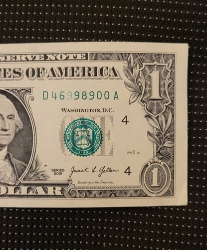 Rare Fancy Serial Number Light Ink ERROR I've Never Seen Before - Picture 2 of 6