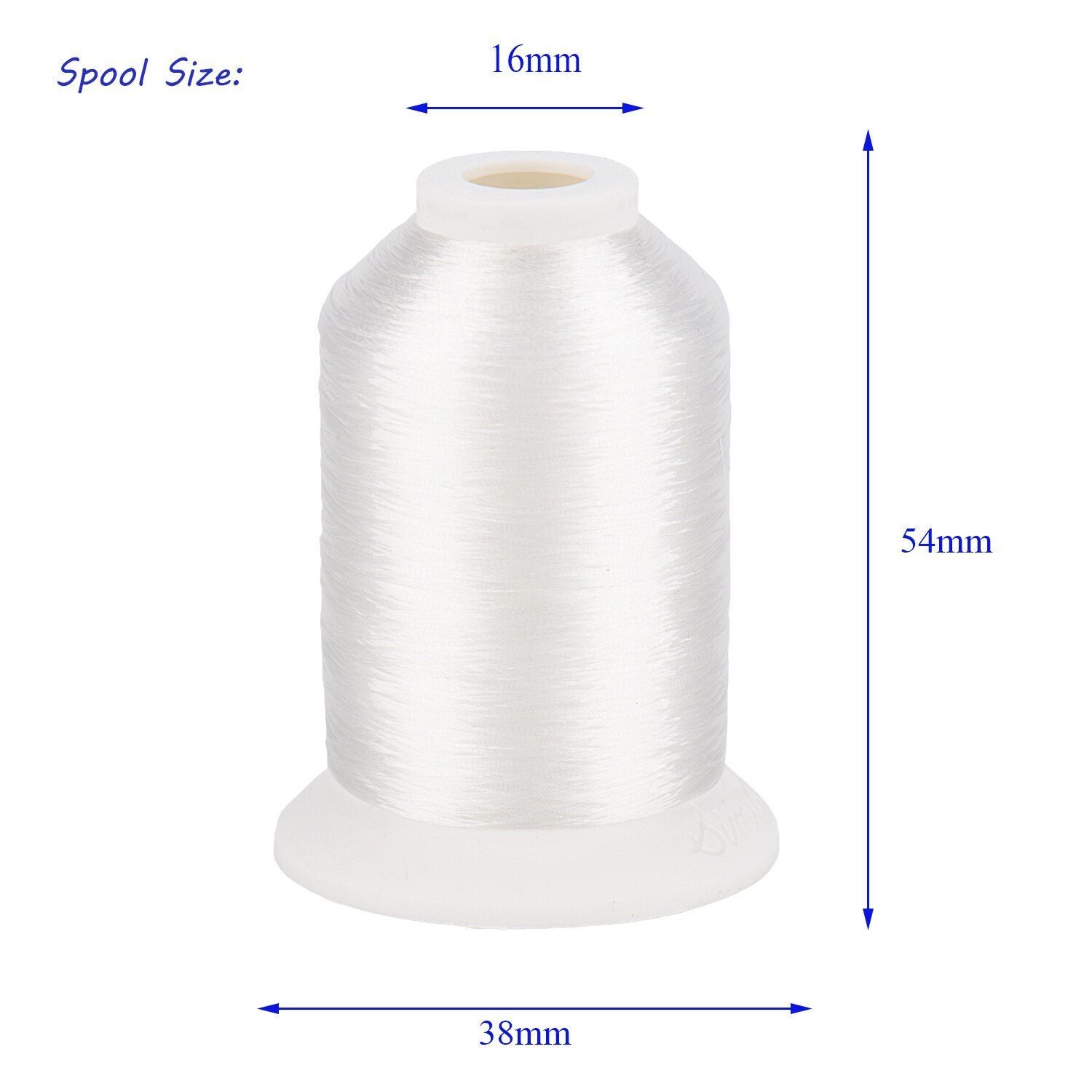 Sewing Transparent Threads Size .004 Clear Monofilament 1500Y Mini