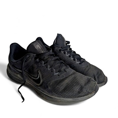 Nike Downshifter DJ2680-003 triple Black Running Shoes Sneakers  Womens Size 10