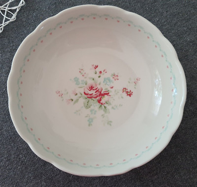   GREENGATE   ABELONE WHITE   Salatschale   Salatschüssel   23 cm   unbenutzt  