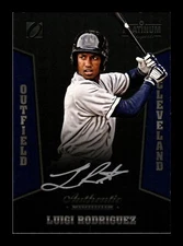 2013 Onyx Platinum Prospects #PPAU27 Luigi Rodriguez Autographs Silver Ink XRC