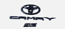 NEW 3PS 2018-2023 TOYOTA CAMRY SE Gloss Black EMBLEM OVERLAY KIT  PT948-03191-02