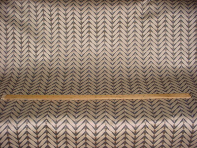 12-3/8Y Groundworks GWF-2643 Zebrano Beige Midnight Upholstery Fabric